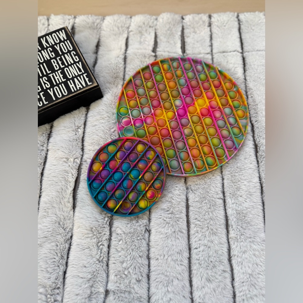 Colorful Pop It Fidget Toy Set